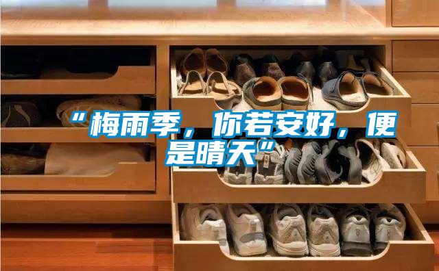 “梅雨季，你若安好，便是晴天”