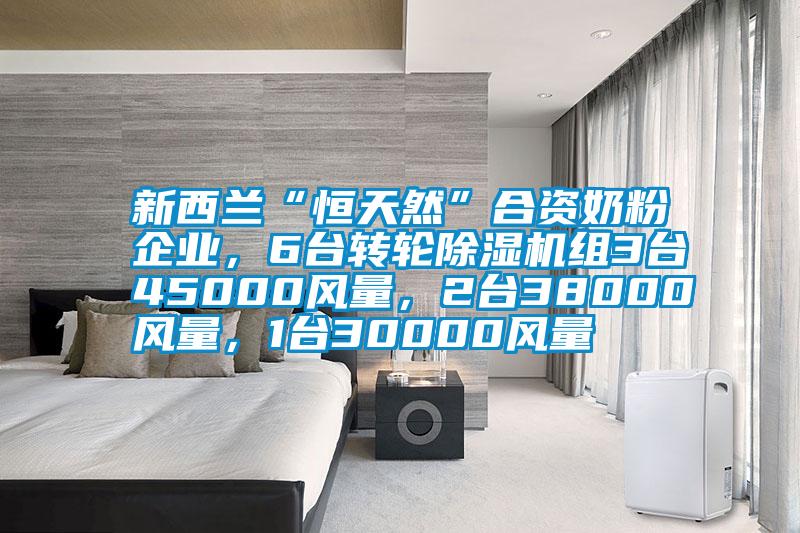 新西蘭“恒天然”合資奶粉企業(yè)，6臺轉(zhuǎn)輪除濕機組3臺45000風量，2臺38000風量，1臺30000風量