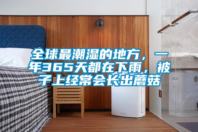 全球最潮濕的地方，一年365天都在下雨，被子上經(jīng)常會長出蘑菇