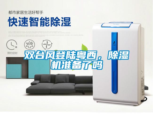 雙臺(tái)風(fēng)登陸粵西，除濕機(jī)準(zhǔn)備了嗎