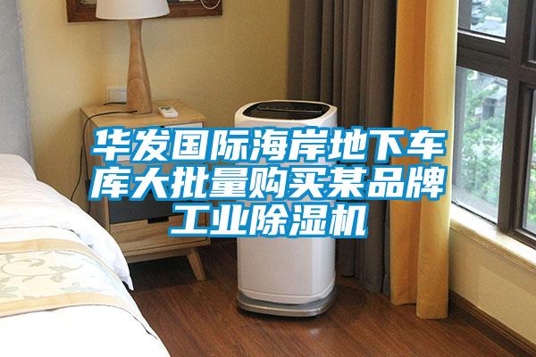 華發(fā)國(guó)際海岸地下車庫大批量購(gòu)買某品牌工業(yè)除濕機(jī)