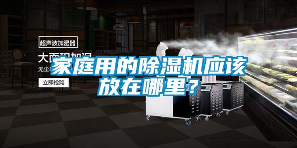 家庭用的除濕機應(yīng)該放在哪里？