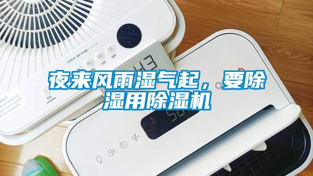 夜來(lái)風(fēng)雨濕氣起，要除濕用除濕機(jī)