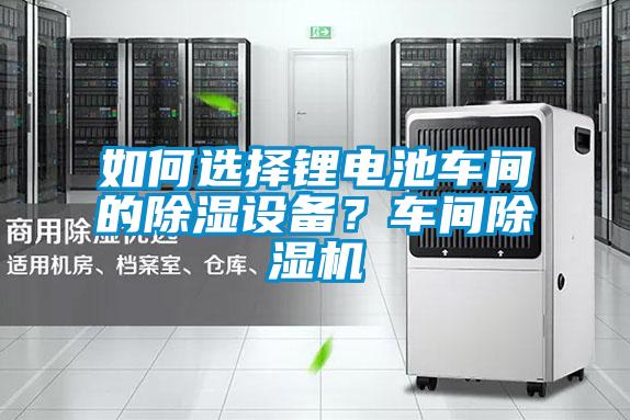 如何選擇鋰電池車間的除濕設(shè)備？車間除濕機