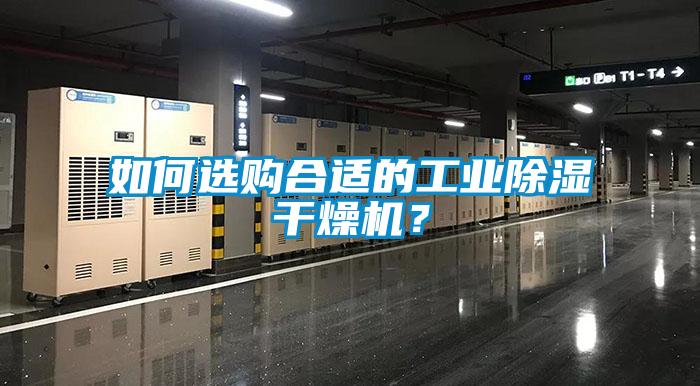 如何選購合適的工業(yè)除濕干燥機(jī)？