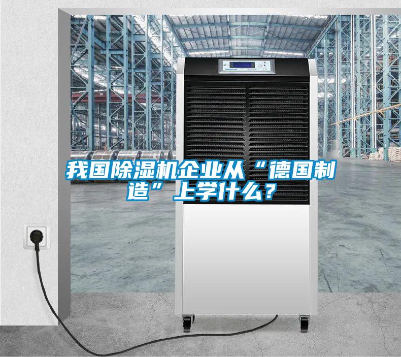 我國(guó)除濕機(jī)企業(yè)從“德國(guó)制造”上學(xué)什么？