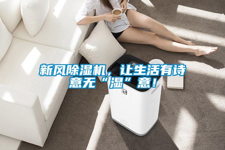 新風(fēng)除濕機，讓生活有詩意無“濕”意！