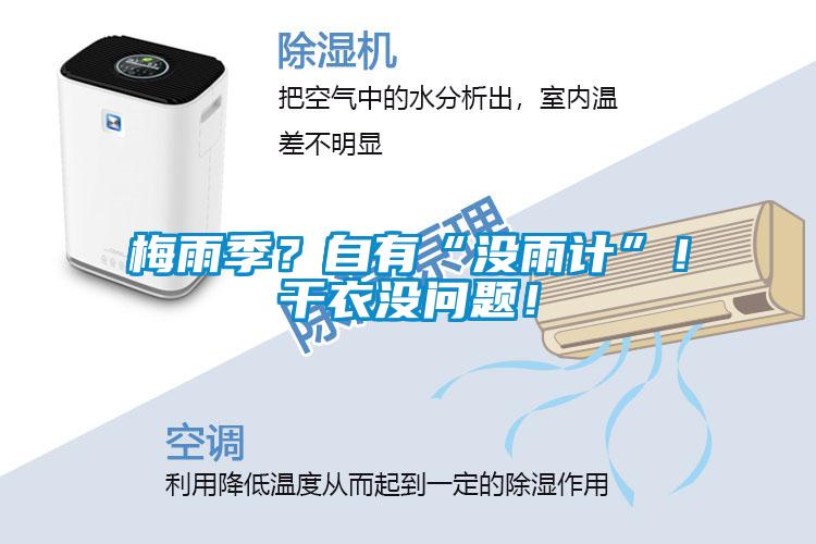 梅雨季？自有“沒雨計”！干衣沒問題！