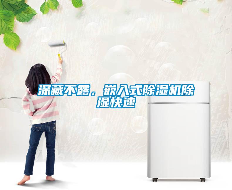 深藏不露，嵌入式除濕機除濕快速