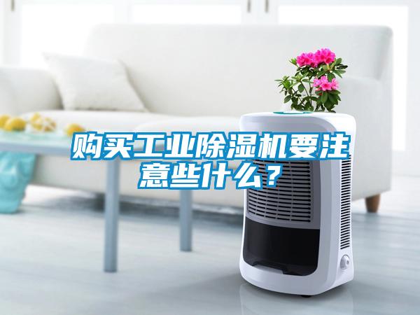 購買工業(yè)除濕機(jī)要注意些什么？