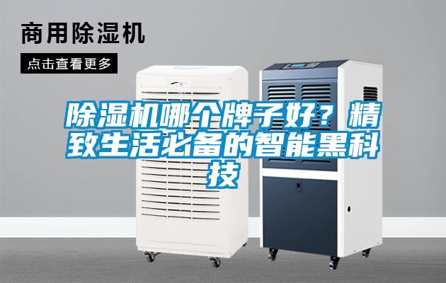 除濕機哪個牌子好？精致生活必備的智能黑科技