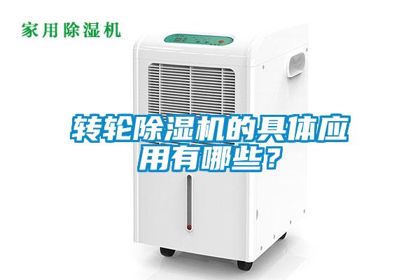 轉輪除濕機的具體應用有哪些？