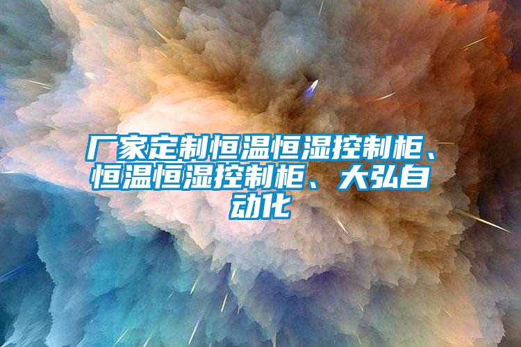 廠家定制恒溫恒濕控制柜、恒溫恒濕控制柜、大弘自動化