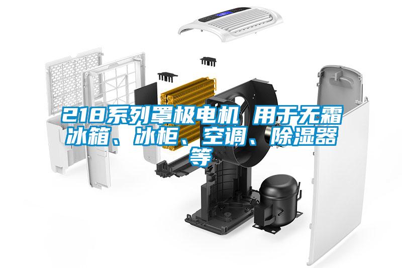 218系列罩極電機(jī) 用于無霜冰箱、冰柜、空調(diào)、除濕器等