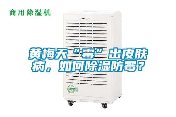 黃梅天“霉”出皮膚病，如何除濕防霉？