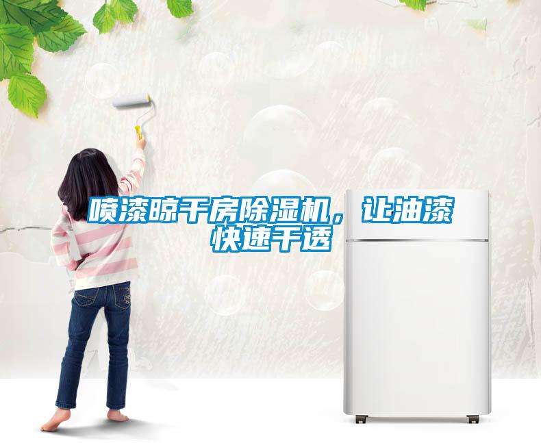 噴漆晾干房除濕機(jī)，讓油漆快速干透