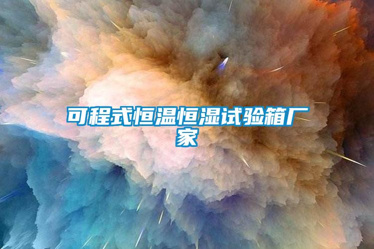 可程式恒溫恒濕試驗(yàn)箱廠(chǎng)家