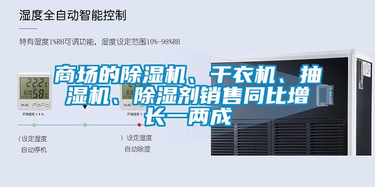 商場的除濕機(jī)、干衣機(jī)、抽濕機(jī)、除濕劑銷售同比增長一兩成