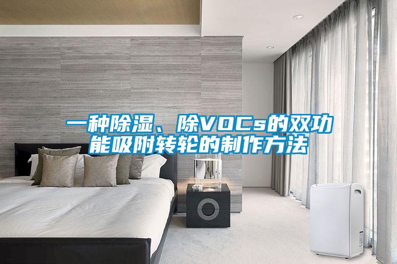 一種除濕、除VOCs的雙功能吸附轉(zhuǎn)輪的制作方法
