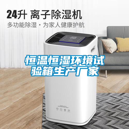 恒溫恒濕環(huán)境試驗箱生產廠家