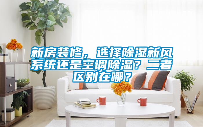 新房裝修，選擇除濕新風(fēng)系統(tǒng)還是空調(diào)除濕？二者區(qū)別在哪？