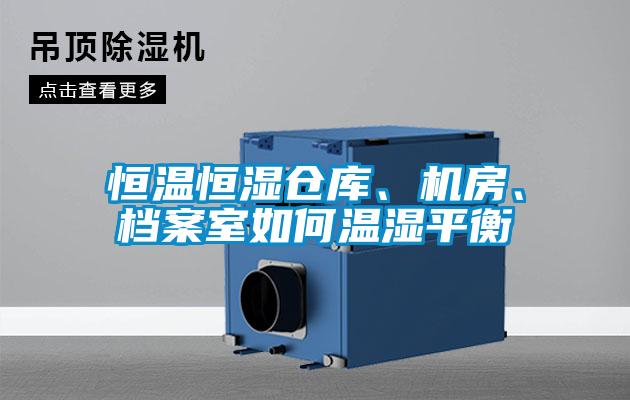 恒溫恒濕倉(cāng)庫(kù)、機(jī)房、檔案室如何溫濕平衡
