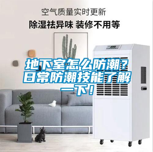 地下室怎么防潮？日常防潮技能了解一下！
