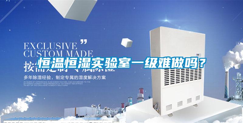 恒溫恒濕實(shí)驗(yàn)室一級(jí)難做嗎？