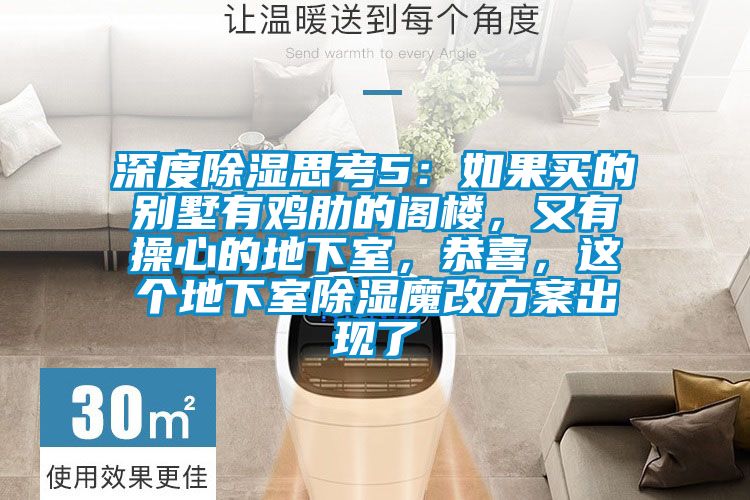 深度除濕思考5：如果買的別墅有雞肋的閣樓，又有操心的地下室，恭喜，這個地下室除濕魔改方案出現(xiàn)了