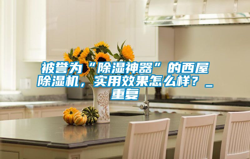 被譽為“除濕神器”的西屋除濕機，實用效果怎么樣？_重復