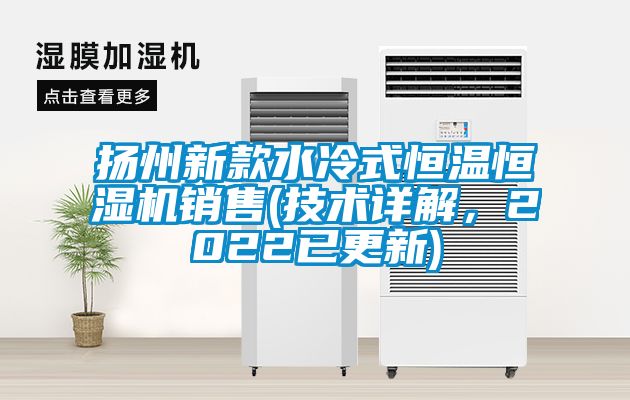 揚州新款水冷式恒溫恒濕機銷售(技術(shù)詳解，2022已更新)