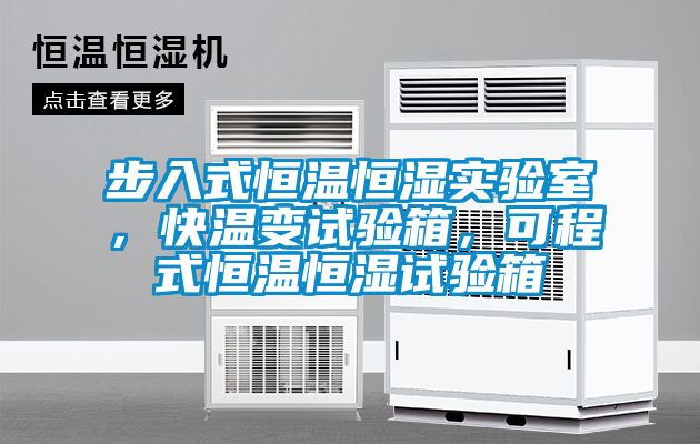 步入式恒溫恒濕實(shí)驗(yàn)室，快溫變?cè)囼?yàn)箱，可程式恒溫恒濕試驗(yàn)箱