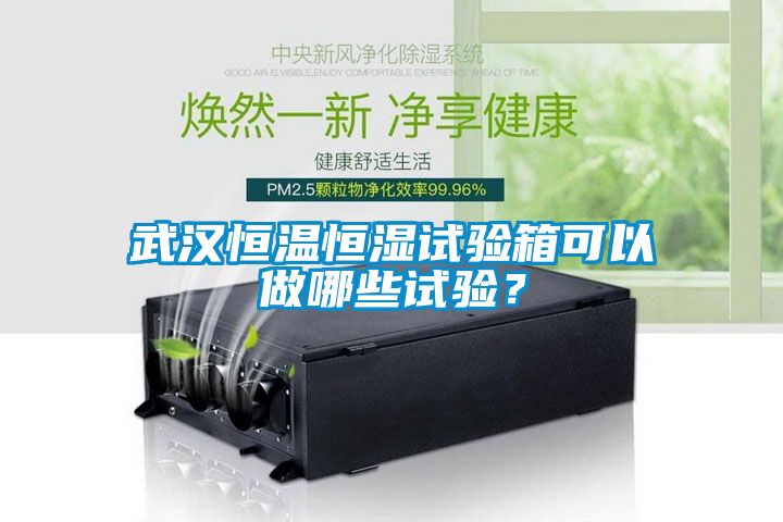 武漢恒溫恒濕試驗箱可以做哪些試驗？