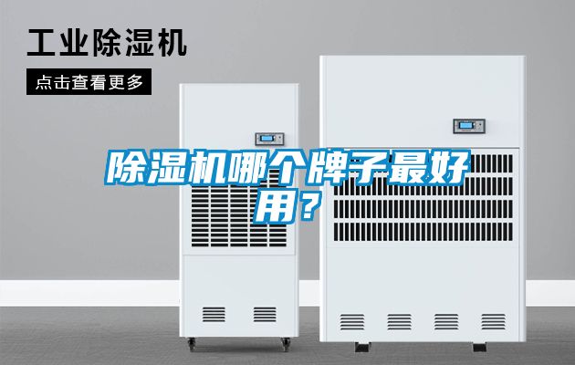 除濕機哪個牌子最好用？