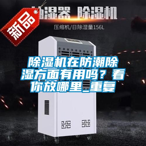除濕機在防潮除濕方面有用嗎？看你放哪里_重復