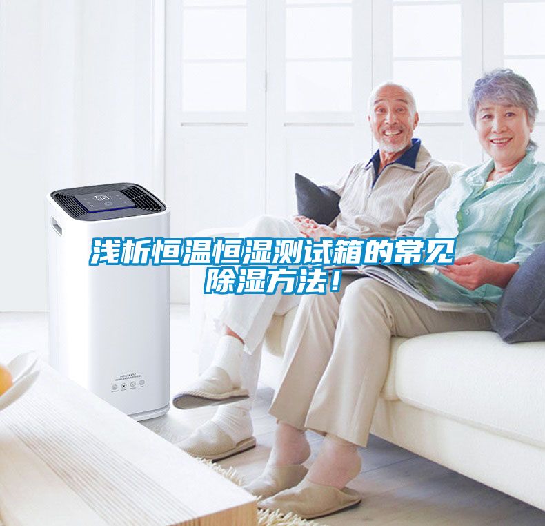 淺析恒溫恒濕測試箱的常見除濕方法！