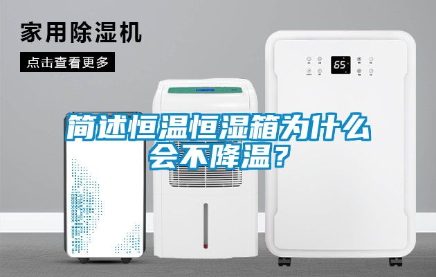 簡述恒溫恒濕箱為什么會不降溫？