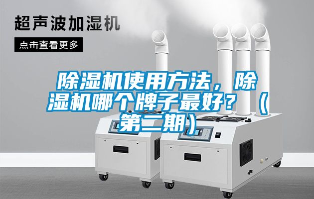除濕機使用方法，除濕機哪個牌子最好？（第二期）