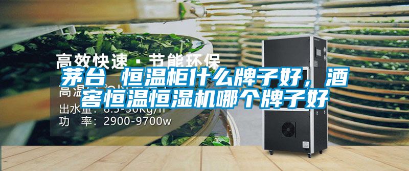 茅臺(tái) 恒溫柜什么牌子好，酒窖恒溫恒濕機(jī)哪個(gè)牌子好