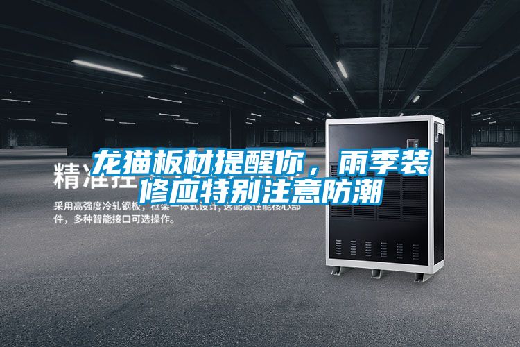 龍貓板材提醒你，雨季裝修應特別注意防潮