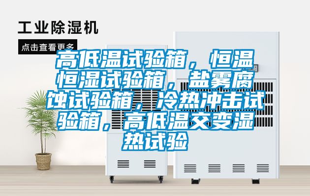 高低溫試驗箱，恒溫恒濕試驗箱，鹽霧腐蝕試驗箱，冷熱沖擊試驗箱，高低溫交變濕熱試驗